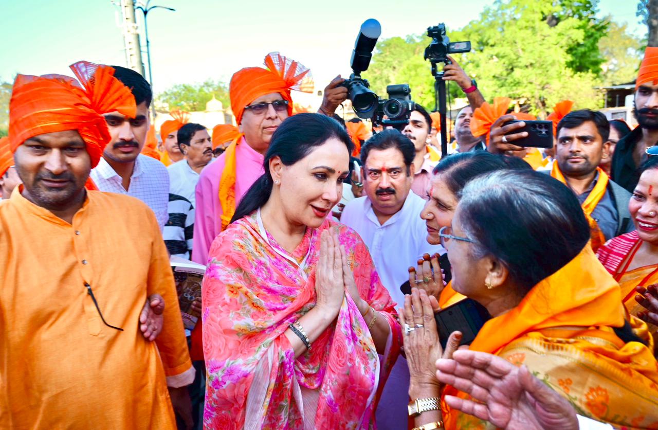 जयपुर में भगवान परशुराम जयंती पर भव्य शोभायात्रा,उपमुख्यमंत्री दिया कुमारी ने किया शुभारंभ