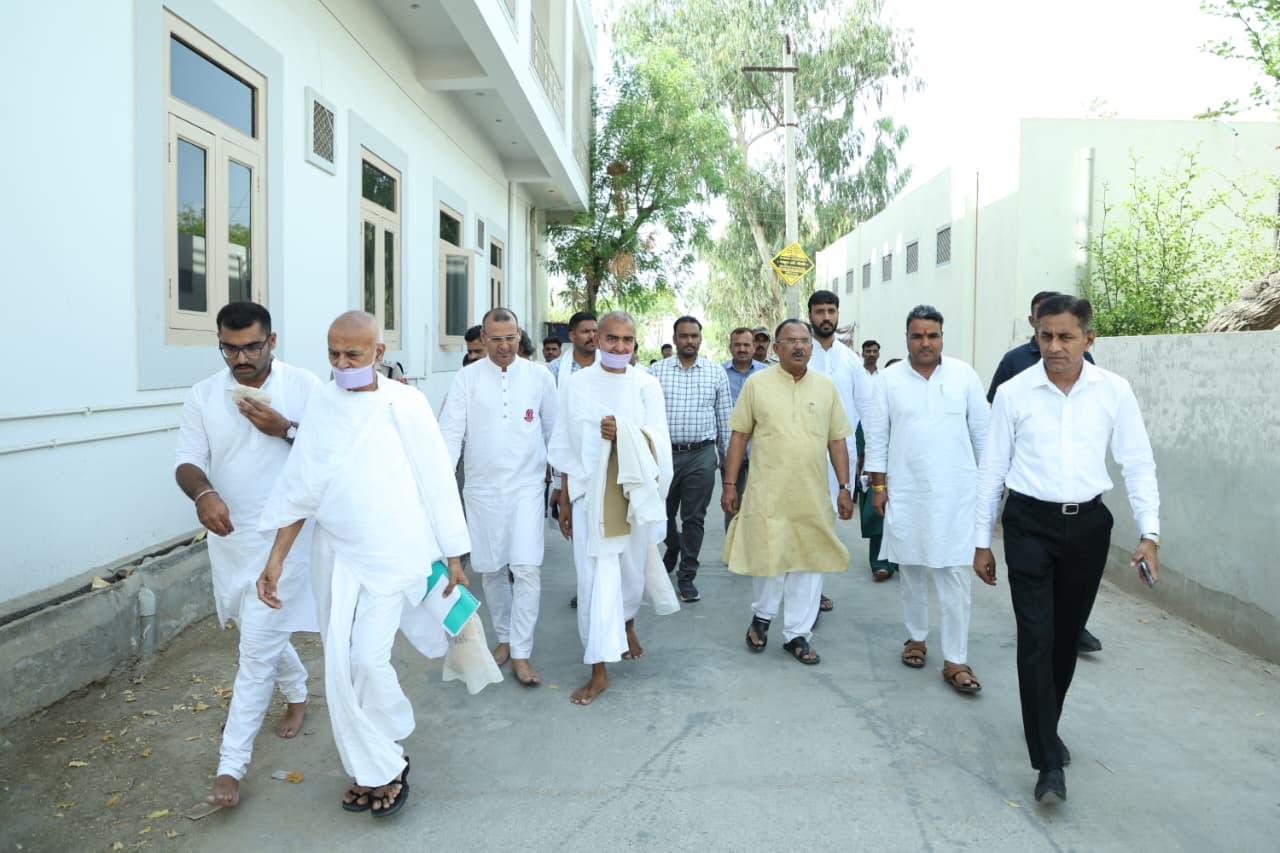 लाडनूं दौरे पर विधानसभा अध्यक्ष वासुदेव देवनानी,जैन विश्व भारती में लिया आध्यात्मिक मार्गदर्शन