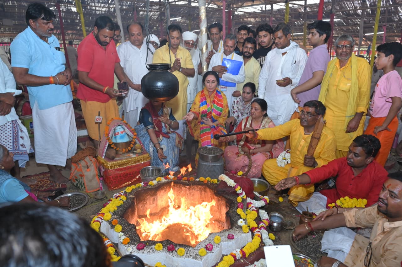 जयपुर में धार्मिक कार्यक्रमों और भाजपा प्रशिक्षण शिविर में शामिल हुईं दिया कुमारी,सीकर रोड हादसे के घायलों से भी की मुलाकात