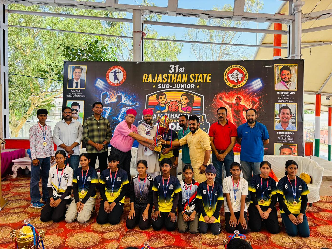 राज्य सब जूनियर हैंडबॉल:श्रीगंगानगर ने बालक और बालिका दोनों वर्गों में जीता खिताब,जयपुर तीसरे स्थान पर