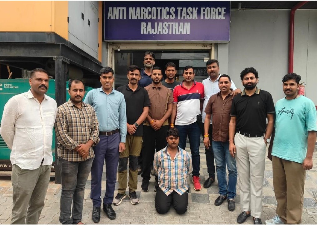 राजस्थान के मोस्ट वॉन्टेड तस्कर सुनील को ANTF ने गिरफ्तार किया
