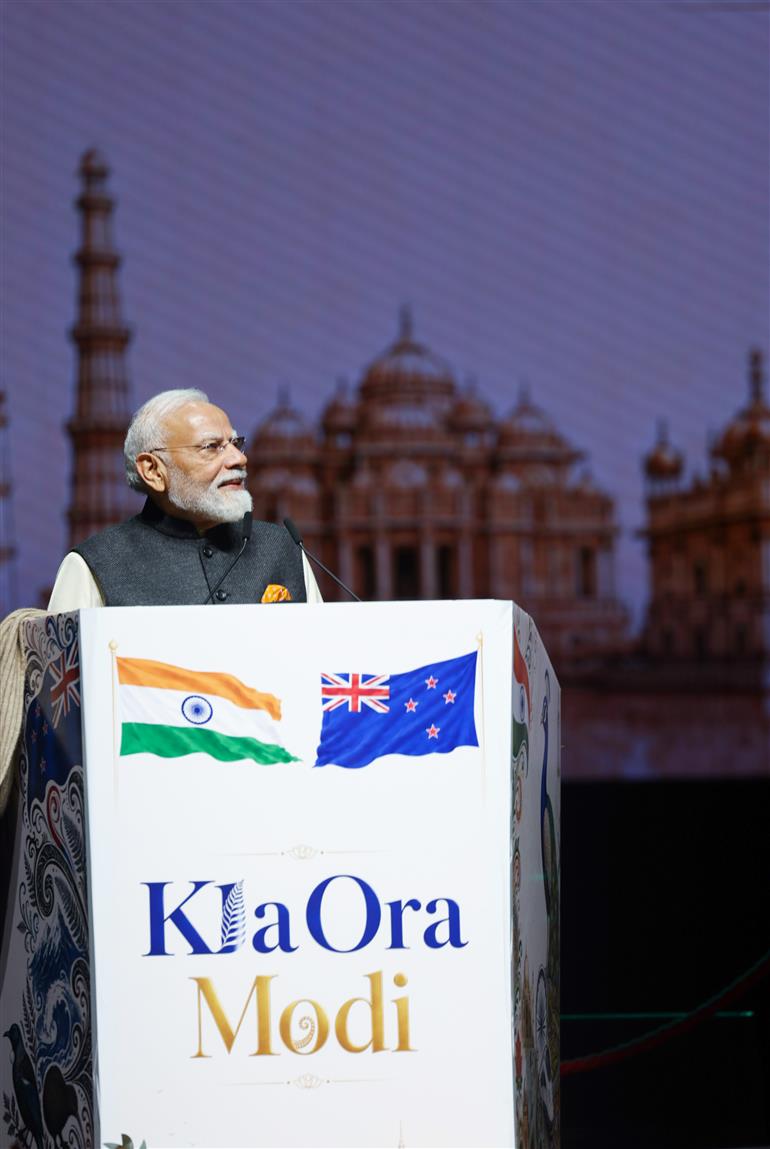 न्यूज़ीलैंड में भारतीय समुदाय से बोले पीएम मोदी,’भारत-न्यूज़ीलैंड साझेदारी का भविष्य और मजबूत होगा’