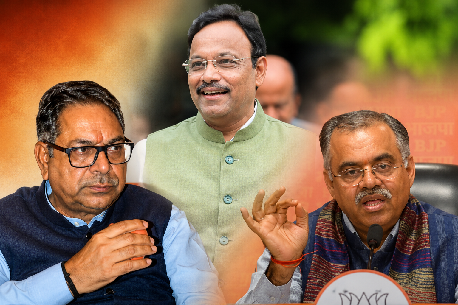 भाजपा ने यूपी, पंजाब और गुजरात के लिए बदले प्रभारी,2027 चुनावों से पहले संगठन पर फोकस