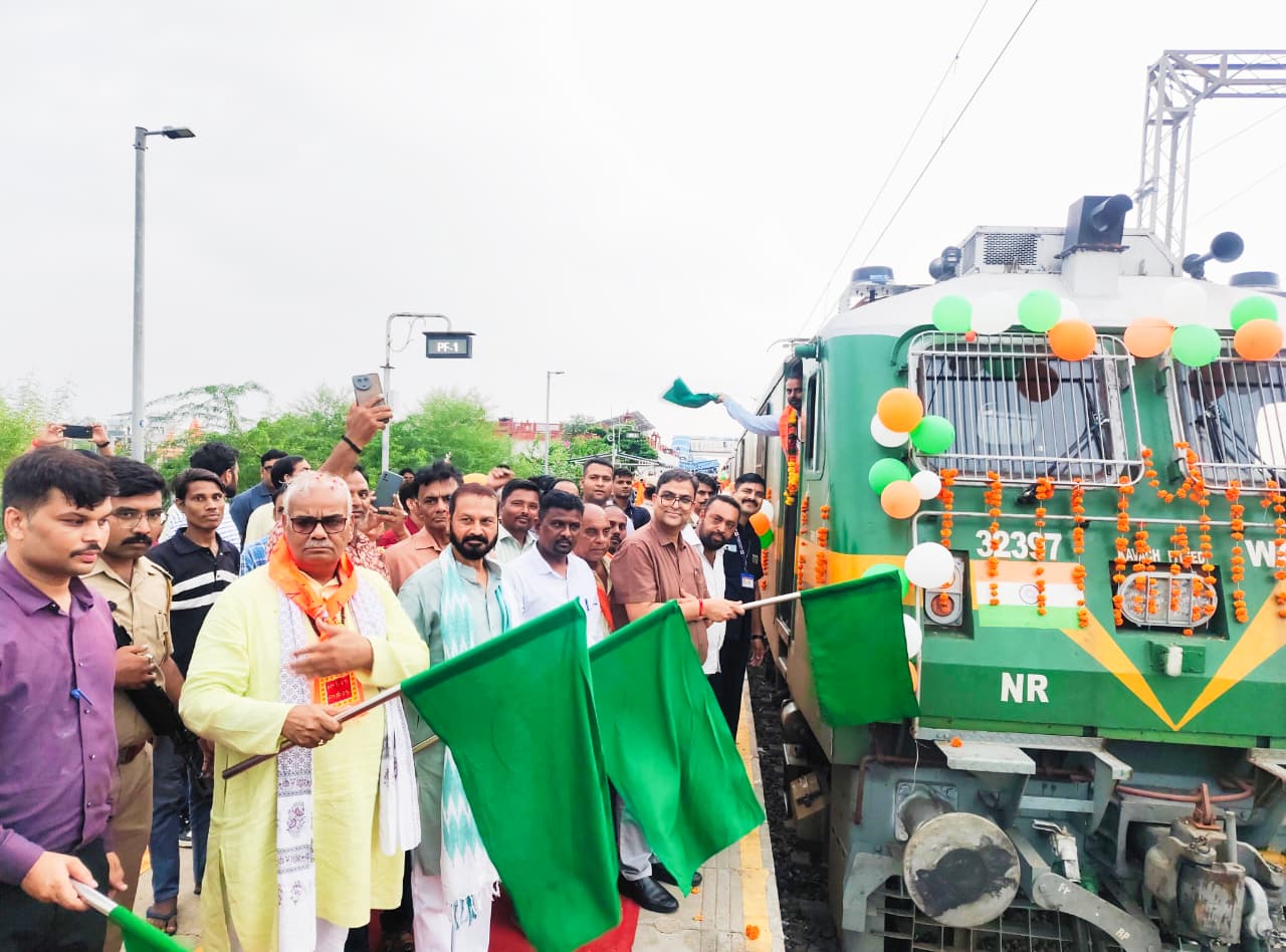 कोटा से रामेश्वरम-मदुरई के लिए विशेष ट्रेन रवाना, 970 तीर्थयात्रियों ने की यात्रा की शुरुआत